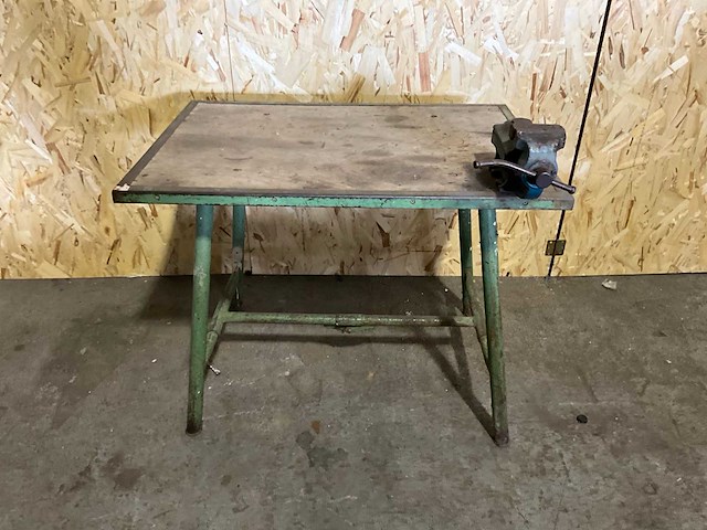 Werkbank 100x70x80cm v.v. bankschroef 100mm - afbeelding 1 van  5