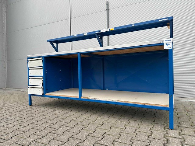 Werkbank 2500x800x1400mm - afbeelding 2 van  3