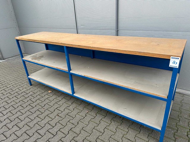 Werkbank 3000x1200x700mm - afbeelding 1 van  2