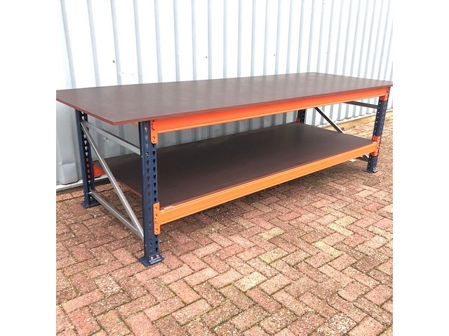 Werkbank bladmaat ±3276x1190x18mm, gedemonteerd - afbeelding 1 van  9