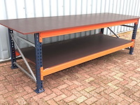 Werkbank bladmaat ±3276x1190x18mm, gedemonteerd - afbeelding 1 van  9