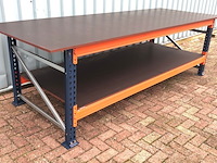 Werkbank bladmaat ±3276x1190x18mm, gedemonteerd - afbeelding 1 van  9