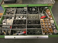 Werkbank en gereedschapskast met inhoud - afbeelding 14 van  17