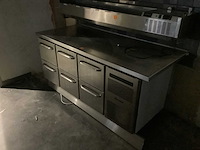 Werkbank koeling met saladiere - afbeelding 2 van  10