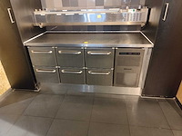 Werkbank koeling met saladiere - afbeelding 1 van  10