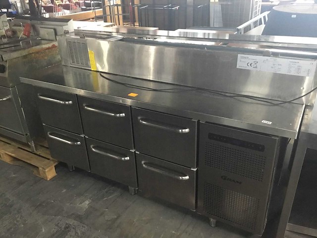 Werkbank koeling met saladiere - afbeelding 3 van  10