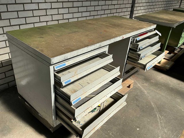 Werkbank met 10 laden - afbeelding 5 van  5