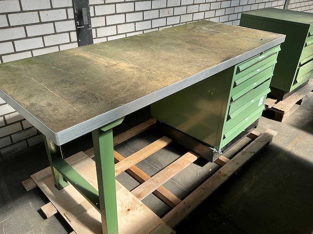 Werkbank met 5 laden - afbeelding 4 van  5