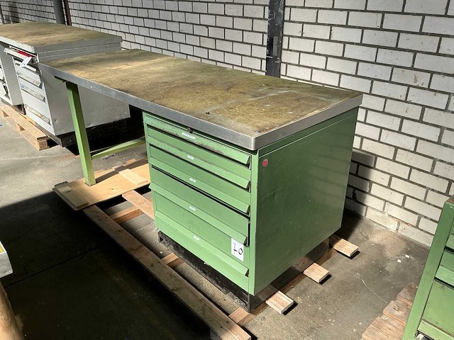 Werkbank met 5 laden - afbeelding 3 van  5