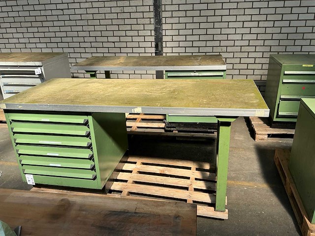 Werkbank met 6 laden - afbeelding 2 van  5