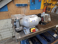 Werkbank met bankschroef en slijper - afbeelding 6 van  11