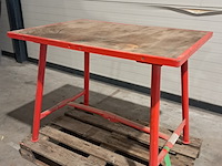 Werkbank met bankschroef inklapbaar ridgid, werkbank met bankschroef, bouwjaar 2016 - afbeelding 9 van  16