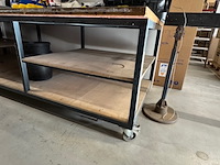 Werkbank met bankschroef, verrijdbaar - afbeelding 3 van  7