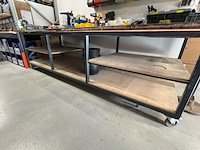 Werkbank met bankschroef, verrijdbaar - afbeelding 4 van  7