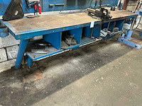 Werkbank met bankschroef - afbeelding 1 van  6