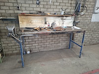 Werkbank met bankschroef - afbeelding 1 van  5