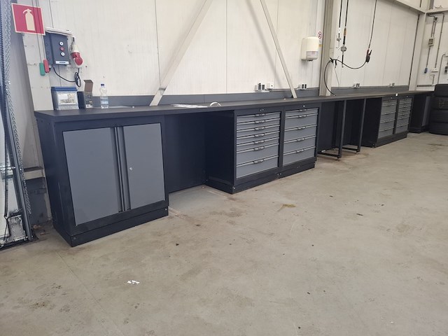 Werkbank met ladekasten boxo - afbeelding 1 van  10