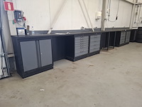 Werkbank met ladekasten boxo