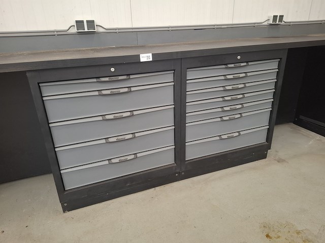 Werkbank met ladekasten boxo - afbeelding 7 van  10