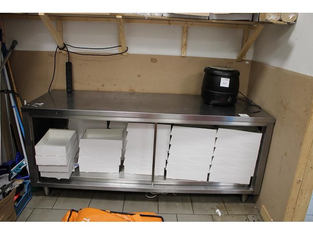 Werkbank met onderplateau, afm. 200 x 70 x 85 cm. - afbeelding 1 van  2
