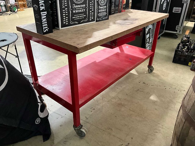 Werkbank mobiel met lade - afbeelding 2 van  4