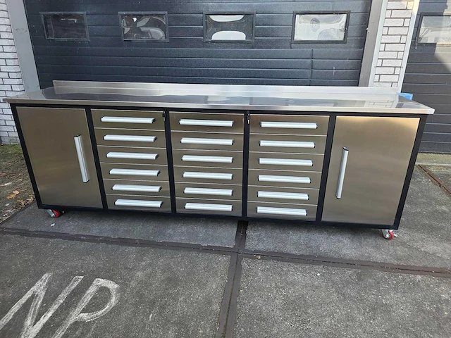 Werkbank rvs xl - afbeelding 2 van  8