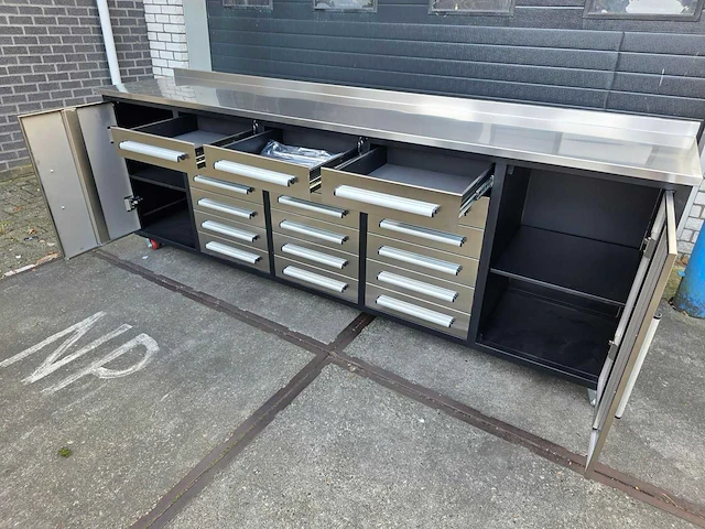 Werkbank rvs xl - afbeelding 5 van  8