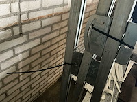 Werkbank staal, stalen frame met zwenkwielen en werkbank (3x) - afbeelding 7 van  8