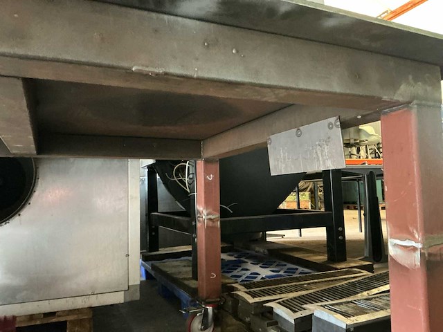 Werkbank staal, stalen frame met zwenkwielen en werkbank (3x) - afbeelding 5 van  8