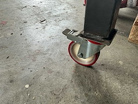 Werkbank staal, stalen frame met zwenkwielen en werkbank (3x) - afbeelding 6 van  8