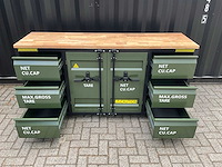 Werkbank verrijdbaar met houtenwerkblad xl - afbeelding 4 van  9