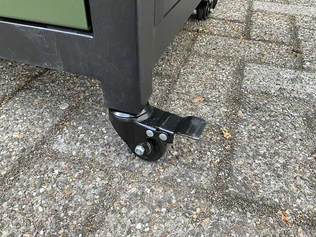 Werkbank verrijdbaar met houtenwerkblad xl - afbeelding 7 van  9