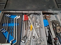 Werkbankopstelling met inhoud + gereedschapswagen gedore - afbeelding 11 van  15