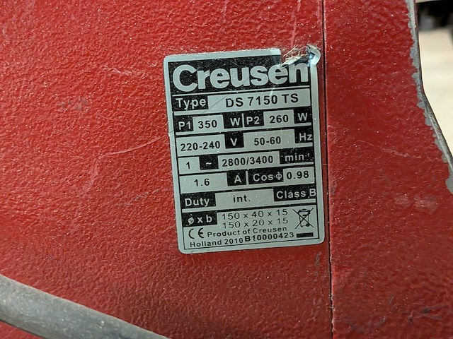 Werkbankslijper creusen, ds 7150 ts - afbeelding 5 van  5