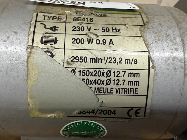 Werkbankslijper kinzo, 8e416, bouwjaar 2004 - afbeelding 6 van  6