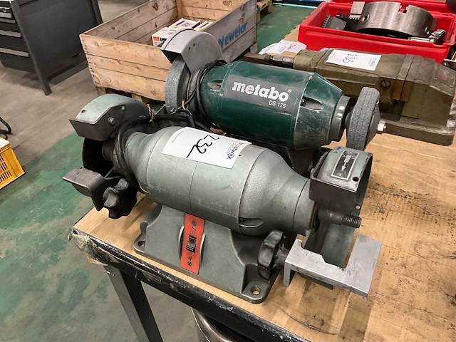 Werkbankslijpmachine (2x) - afbeelding 1 van  6