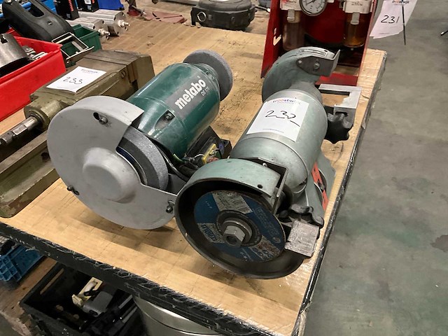 Werkbankslijpmachine (2x) - afbeelding 3 van  6