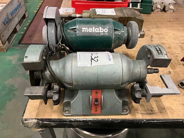 Werkbankslijpmachine (2x) - afbeelding 2 van  6