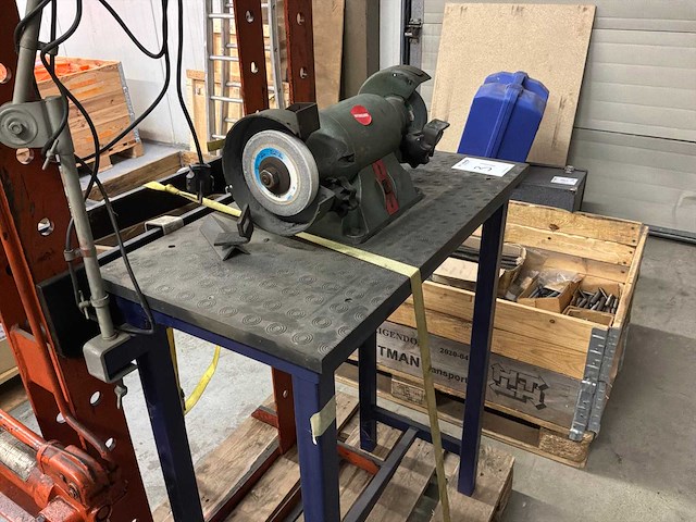 Werkbankslijpmachine met tafel - afbeelding 1 van  2