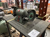 Werkbankslijpmachine met tafel - afbeelding 1 van  7