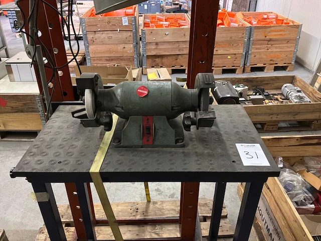 Werkbankslijpmachine met tafel - afbeelding 6 van  7