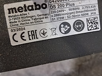 Werkbankslijpmachine, metabo, ds 200 plus - afbeelding 6 van  7