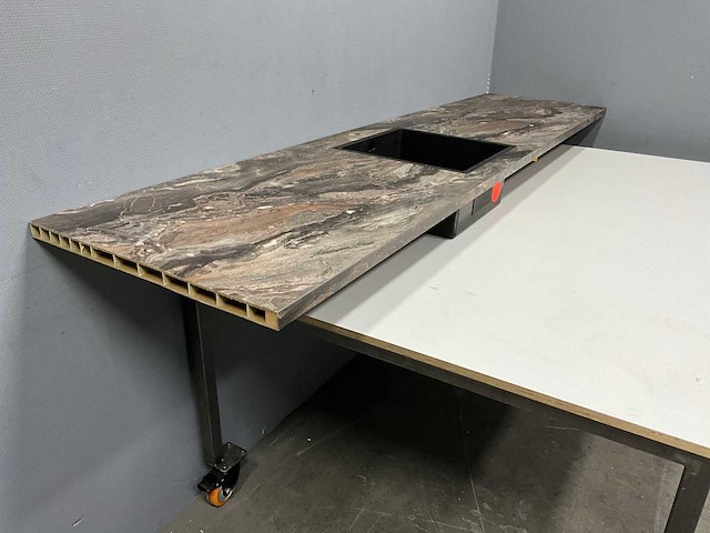 Werkblad met spoelbak - afbeelding 1 van  6