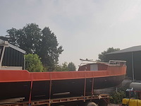 Werkboot 12 m met mercedes-benz scheepsmotor en stutpalen - afbeelding 4 van  5