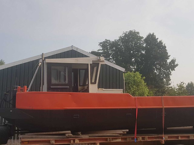 Werkboot 12 m met mercedes-benz scheepsmotor en stutpalen - afbeelding 9 van  16