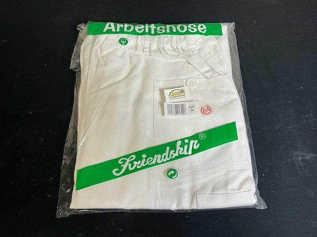 Werkbroek wit (20x) - afbeelding 1 van  6
