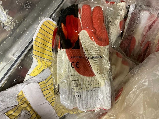 Werkhandschoen en divers, kabel krimpdoppen - afbeelding 3 van  9