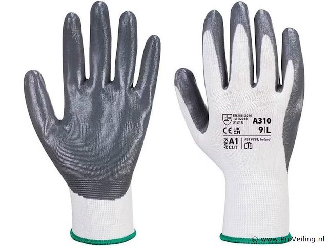 Werkhandschoenen maat 8 - white - 144 paar - afbeelding 1 van  1