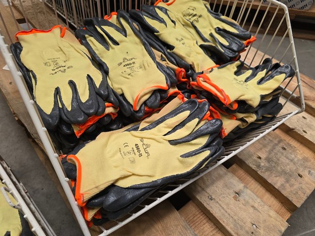 Werkhandschoenen xl showa, partij , geel - afbeelding 2 van  4