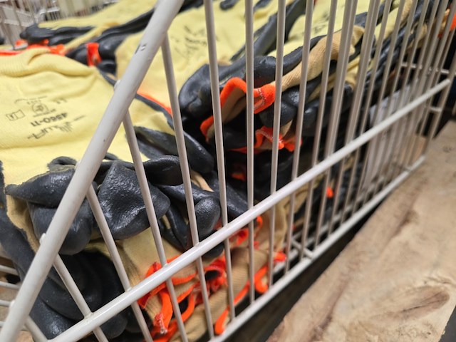 Werkhandschoenen xl showa, partij , geel - afbeelding 3 van  4